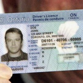 Canadian drivers license